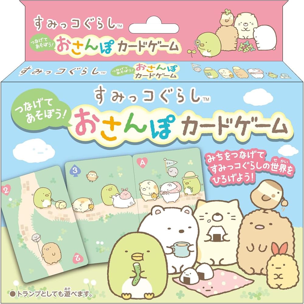 

HANAYAMA Sumikko Gurashi Connect and Walking Карточная игра Рекомендуемый возраст 4 года и старше (ХАНАЯМА) Играть!
