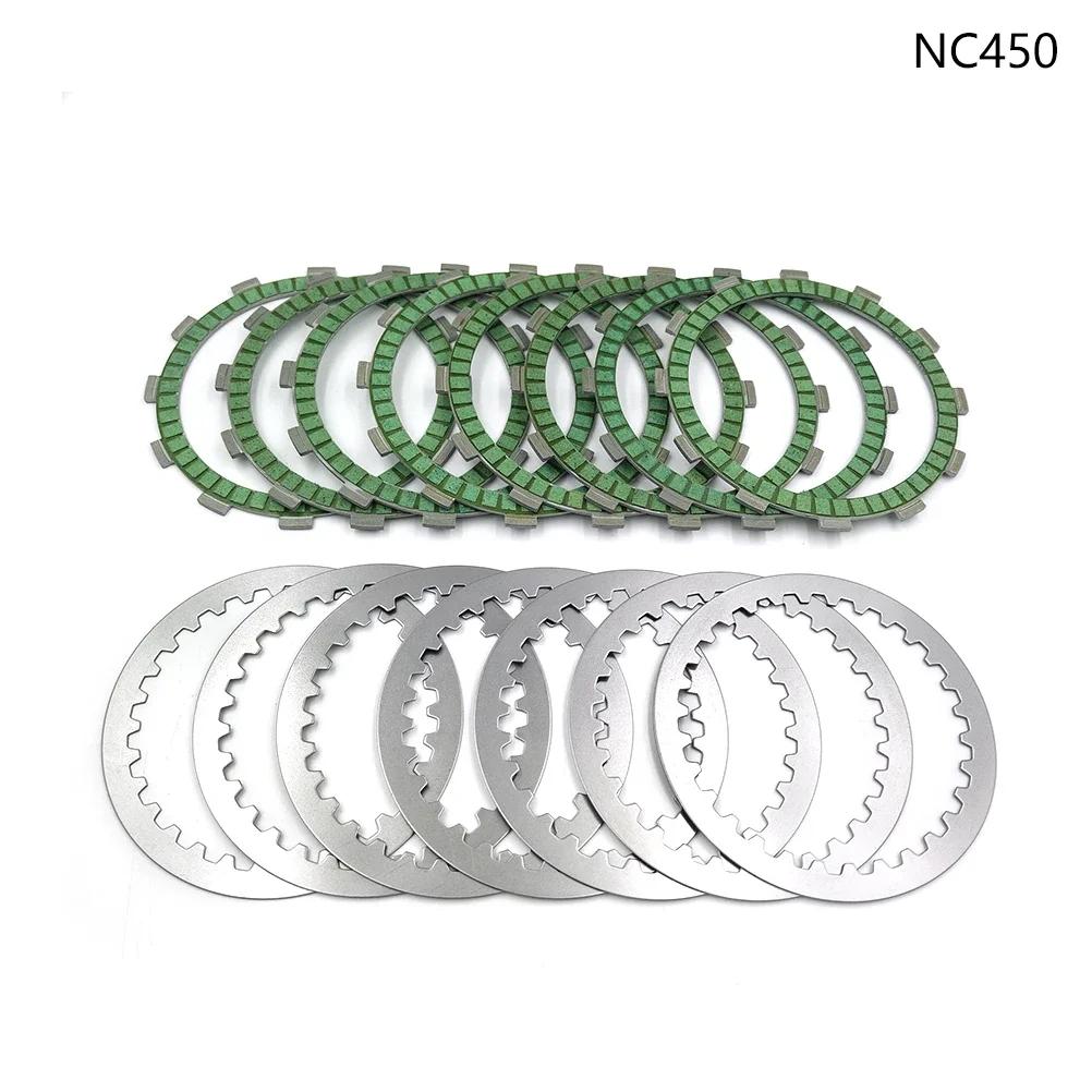 Clutch Friction Plates Steel Disc Kit For Zongshen NC250 NC450 AVANTIS Enduro MOTOLAND SM-MOTORS KAYO BSE Motorcycle Engine Part