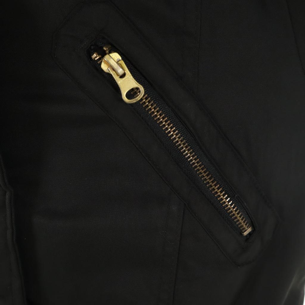 ZARA Mod coat M black Cotton filling Women Used
