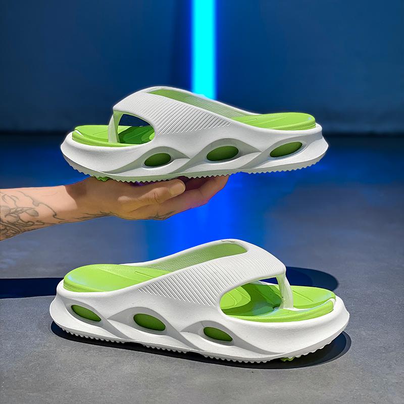 Fashion Fashion Mens Slippers Lightweight  Soft Platform Slide Sandals Men Indoor Outdoor Shower Bathroom Slipper Casual ShoesHouse Shoe