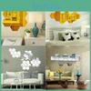 3d Mirror Tiles Mosaic Wall Stickers Self Adhesive Diy Bedroom Art Home Decal