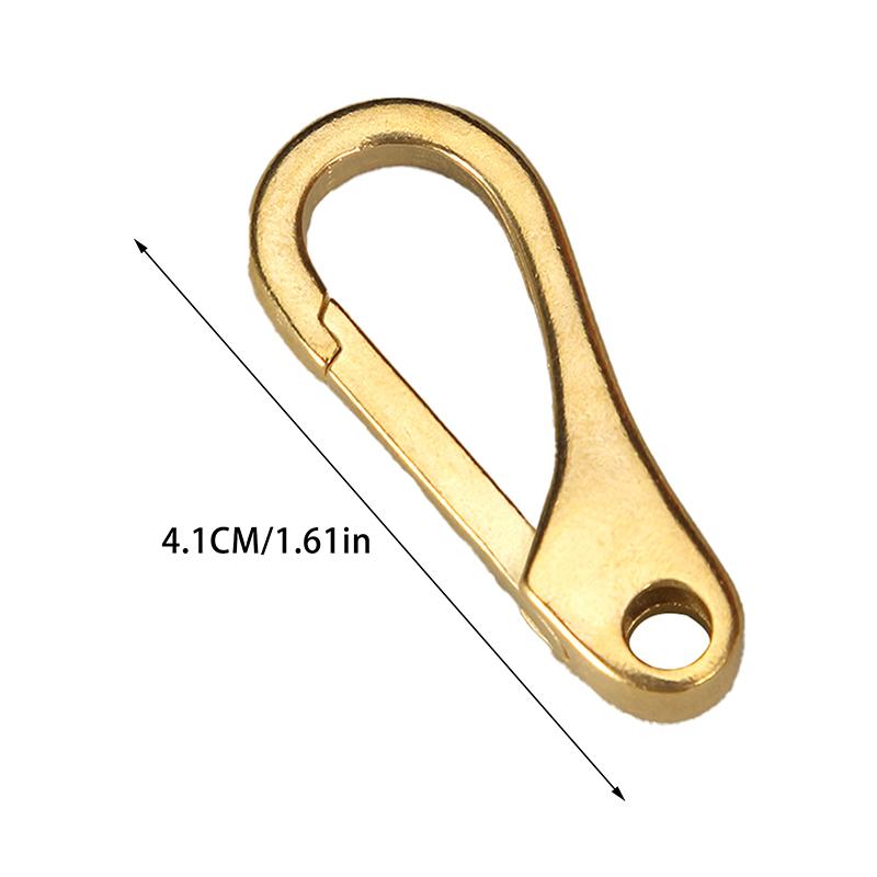 Federhaken Schlüsselanhänger, Outdoor Camping Rucksack Schnalle, Moderne Einfache Messinghaken Schnalle