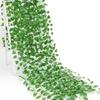 12PCS Artificial Ivy Garland Green Color Green Leaf Vine Fake Plant Creeper  Garden Decor