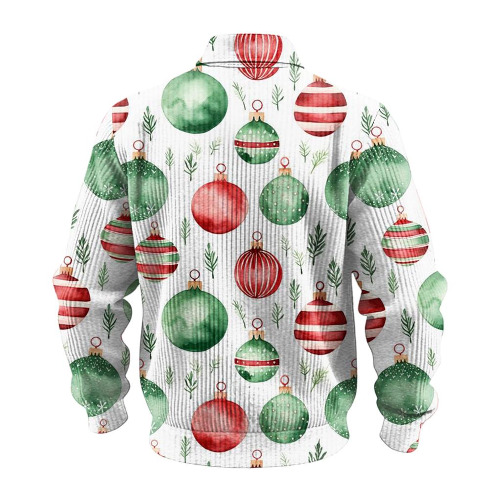 Men's  Flip Collar  Long Sleeves  Half Zipper  Hoodie