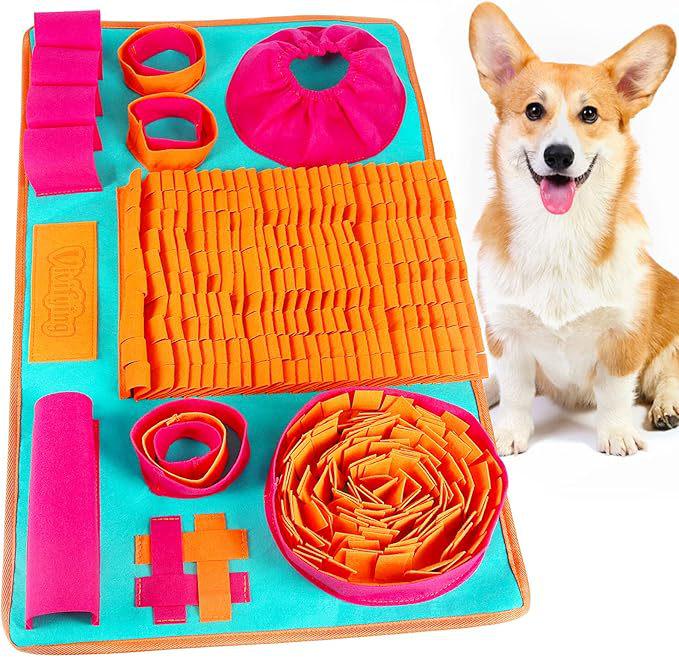 Pet Sniffing Mat: Indoor Dog & Cat Foraging Toy, Decompression Puzzle & Slow Feeder