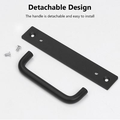1/2 Stuks Duurzame 5,8-inch Schuifdeurtrekkers Eenvoudige Installatie Aluminiumlegering Schuifdeurklink Hardware Klink