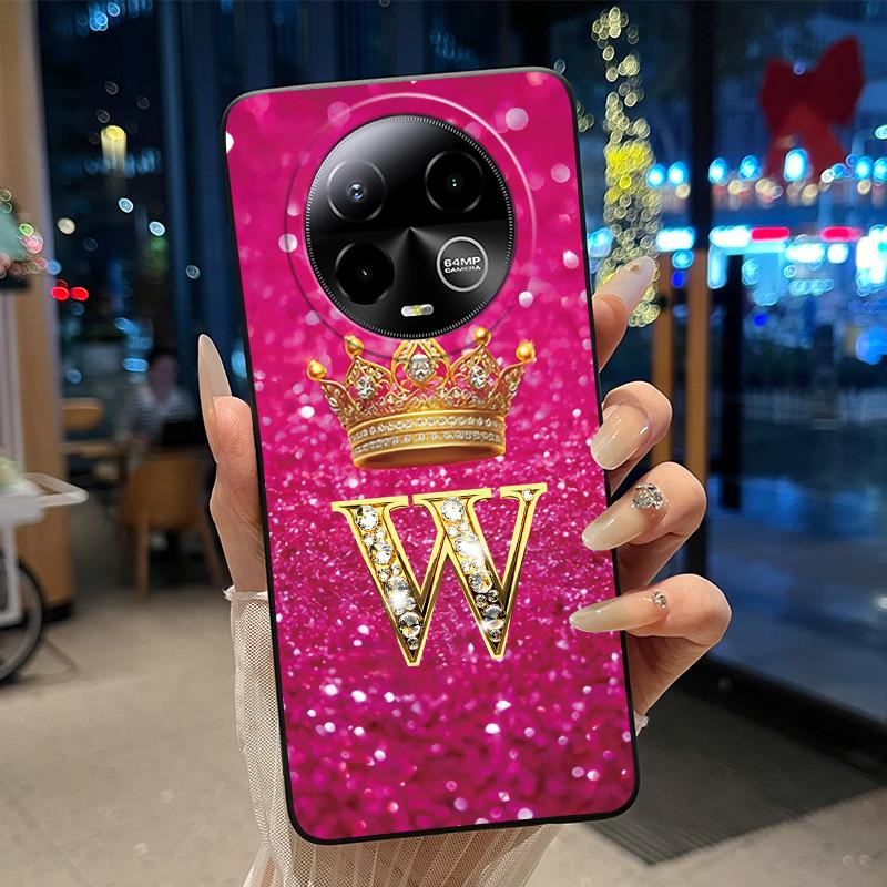 Black Case For BLU Bold K50 Soft Silicone Shockproof Protective Casing For BLU Bold K50 New Luxurious Crown Letter Back Cover