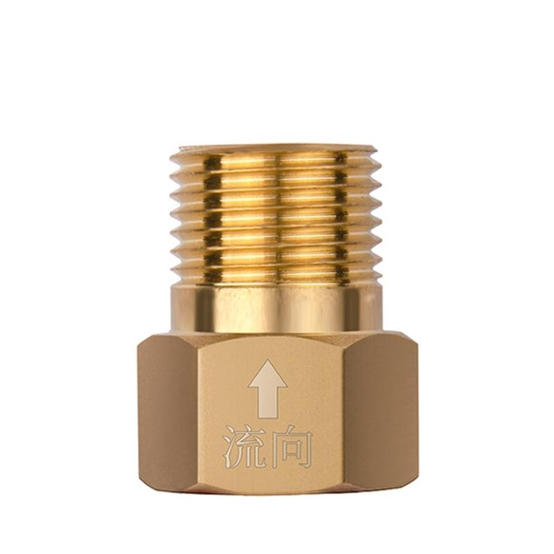 

Pack of 2 Brass Check Valves 1/2 Inch Non Return Valves Corrosion Resistant Fit for Plumbing Systems Water Flows Control