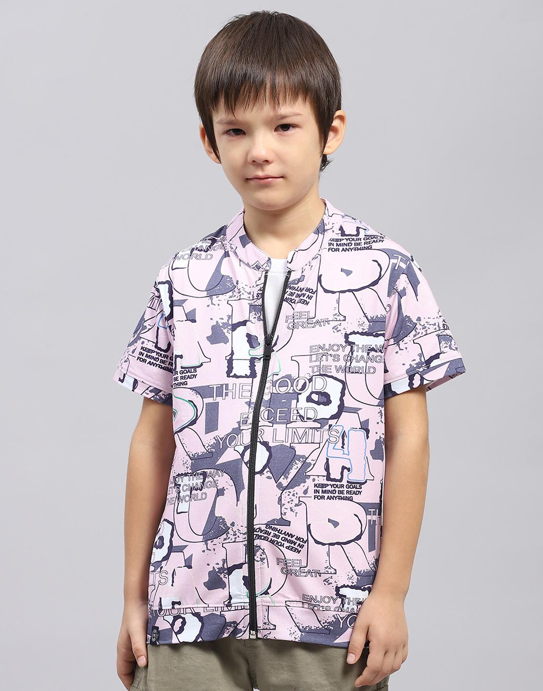 

MONTE CARLO Мальчики Розовый и Белый С принтом Круглый вырез Половина рукава Набор из футболки и рубашки 11-12 Years розовый