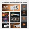 SOULMATE A320X 300W Bi-color COB Fill Light Kit
