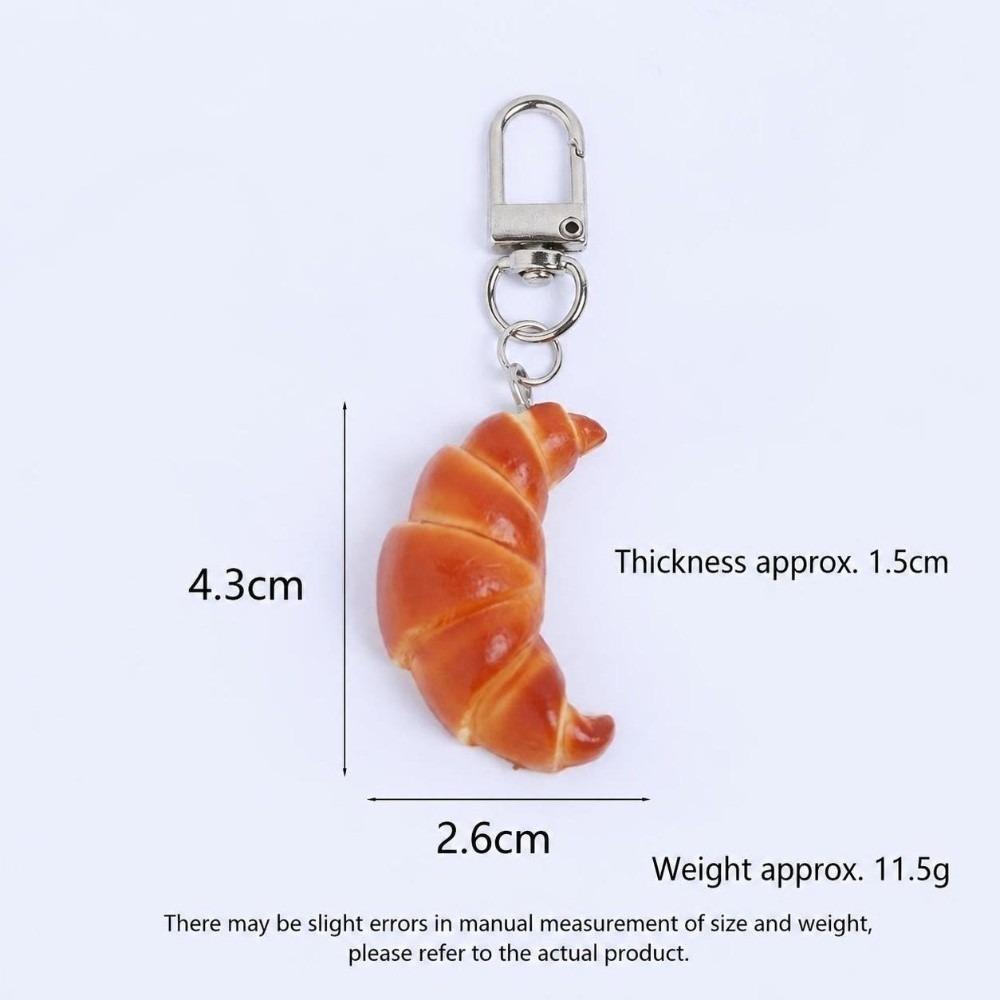 4.3cm Simulation Food Toy PVC Pretzel Pendant Creative Fake Food Pendant Gifts