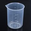 Measuring Cup Transparent Plastic Laboratory Beaker Graduated Liquid Jug Cup Kitchen Baking Cooking Measurement Scale Container