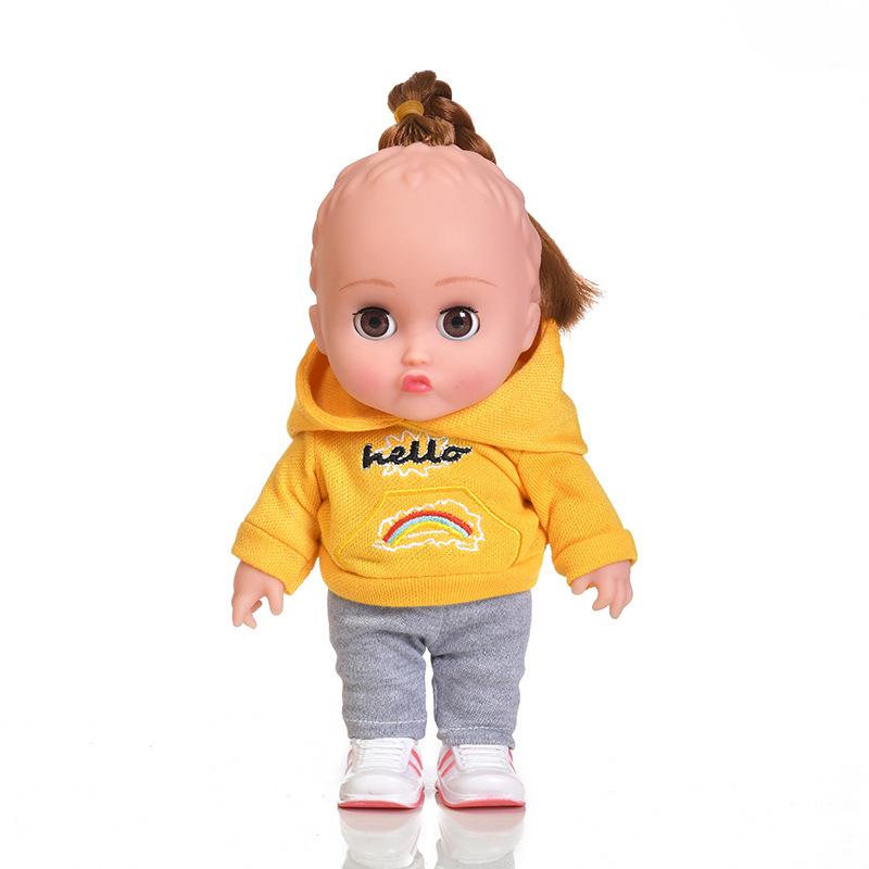 

Shake The Same 22cm Vinyl Doll Doll Tide Play Doll Little Boy Ornaments Children s Day Toy Gift Wholesale 22cm жовтий