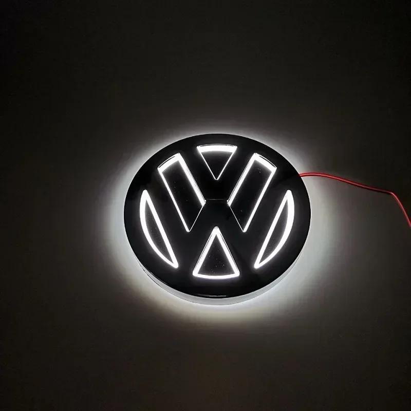 Krytky ventilů pro VW GTI GOLF 2026 Hot Volkswagen VW Hot antény 11cm 5D LED pro Volkswagen VW logo, logo na přední masku chladiče