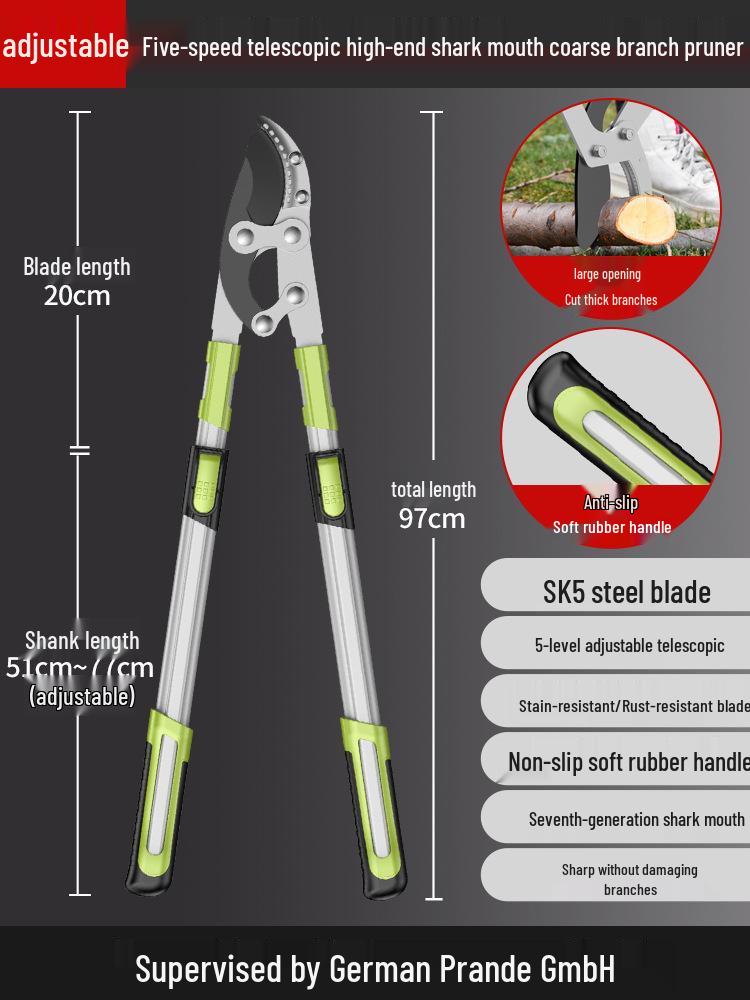 Heavy-Duty Pruning Shears for Thick Branches, Flowers, and Grass