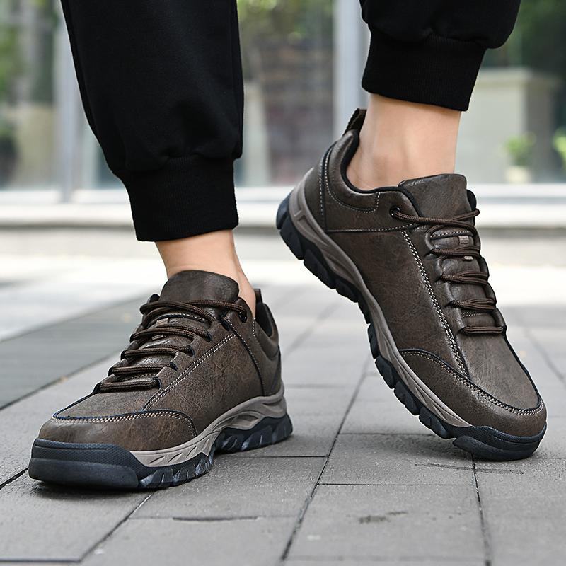 Outdoor Wanderschuhe Berg Trekkingstiefel Schwarz Wasserdicht Camping Sneaker für Herren Sicherheit Klettern Sport Taktische Herrenschuhe