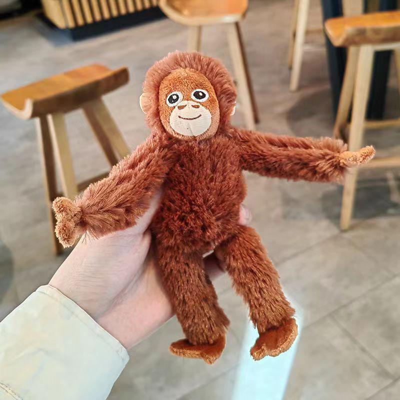 Favorite Toy Unisex Kids Simulation Monkey Orangutan Doll Super Soft Stuffed Bag Animals Plush Toy Birthday Gift Companion Gift For Kid Soft Stuffed Doll
