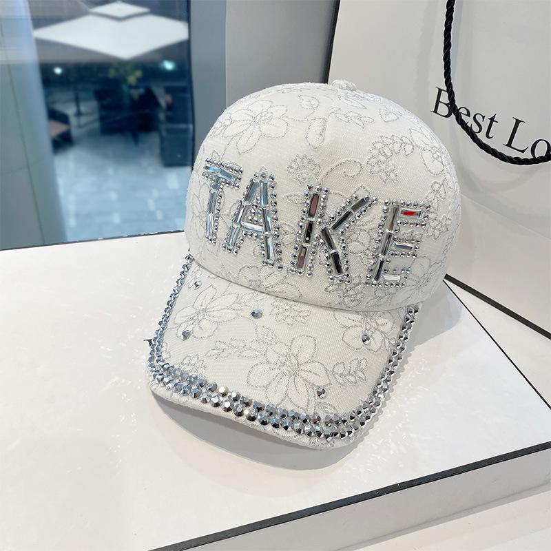 Embellished  Baseball Cap - Stylish Street Style Trucker Cap For Sun Protection - Adjustable, Breathable