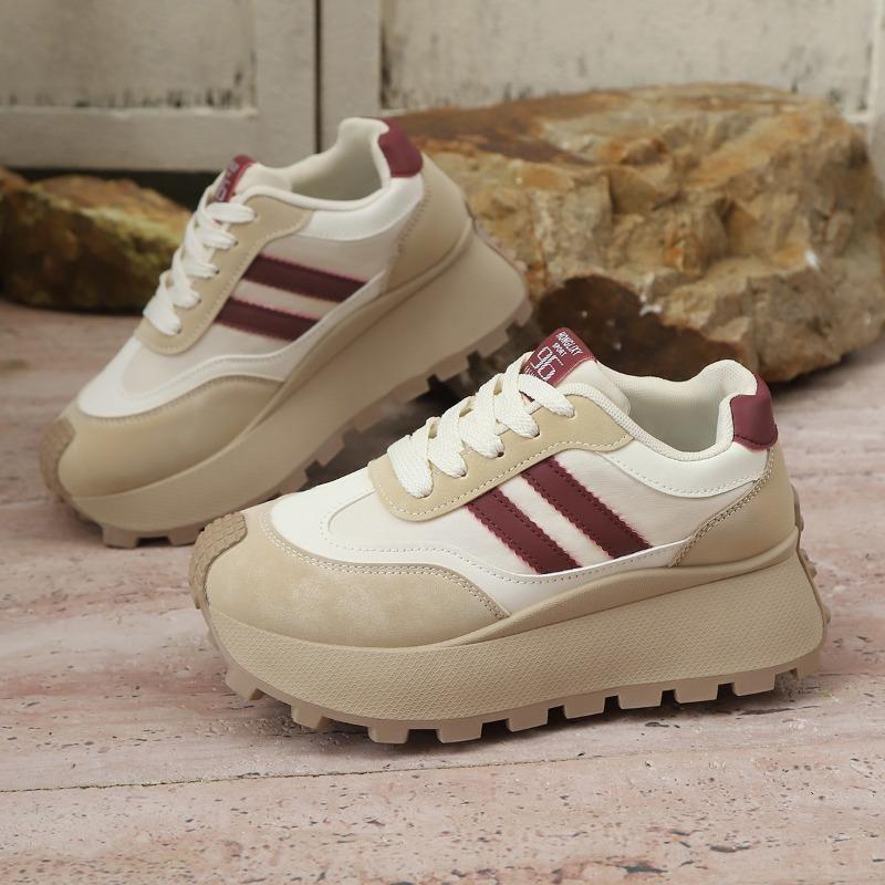 Fashion Women's Platform Shoes Fashion Forrest Gump Shoes 2025 New Sneakers for Women Casual Tennis Shoes Thick Sole Vulcanized Footwear