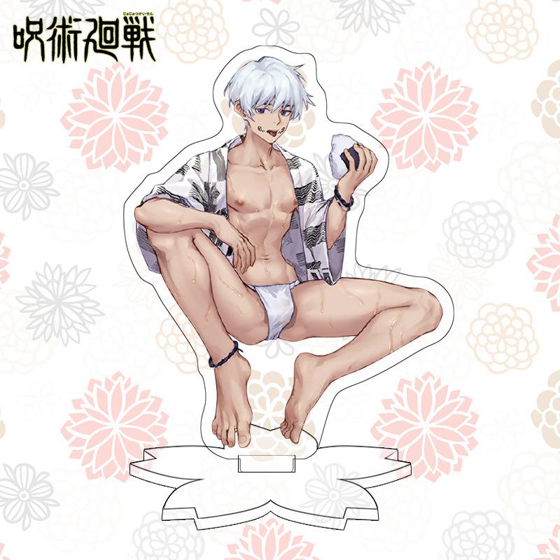 Jujutsu Kaisen 12cm Series Acrylic Stand Figure Gojo Satoru Fushiguro Megumi Toji Fushiguro Anime Desktop Decor Collectible