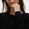 Gilet breeze col rond noir avec liseré blanc regular fit Femme VERO MODA