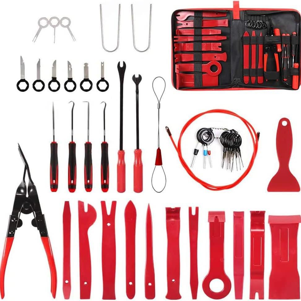 Zestaw narzędzi do modyfikacji wnętrza i audio samochodu – 5/19/40/330 sztuk