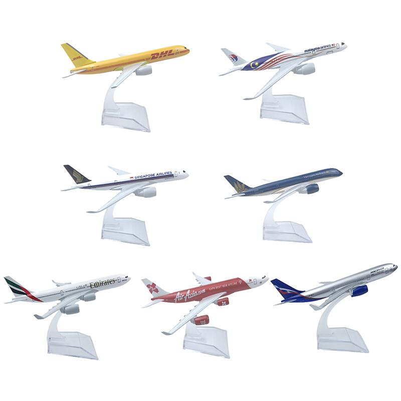 16Cm Die-Cast Metal Airplane Air Airbus 320 350 340 1/400 Scale Planes Model Airplane Aircraft Model Toys