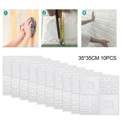 3D Wall Sticker Replacement Self-adhesive Soft Tile