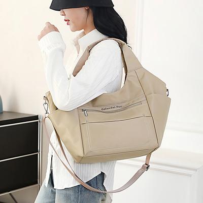 Large Capacity Tote Bag Women's Fashion Commuter Shoulder Bag Casual Versatile Anti-splashing Messenger Bag