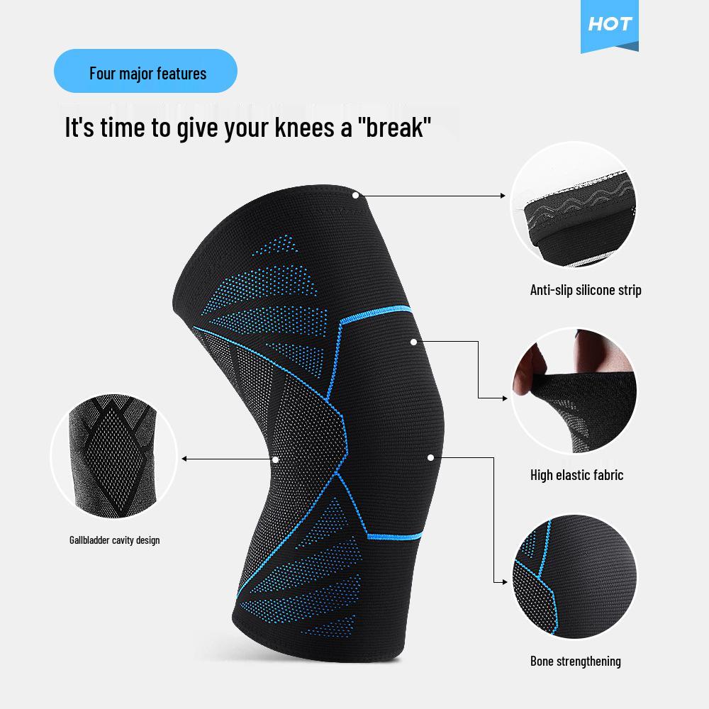 Anti-Slip Lightweight Breathable Knee Pads for Running, Basketball, Mountaineering - Unisex Sports Protection