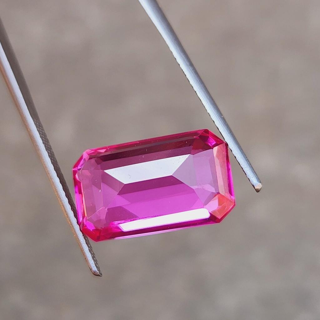 13,50 ct Certifikovaný prírodný ružový rubín Žiarivý výbrus Voľný drahokam V267