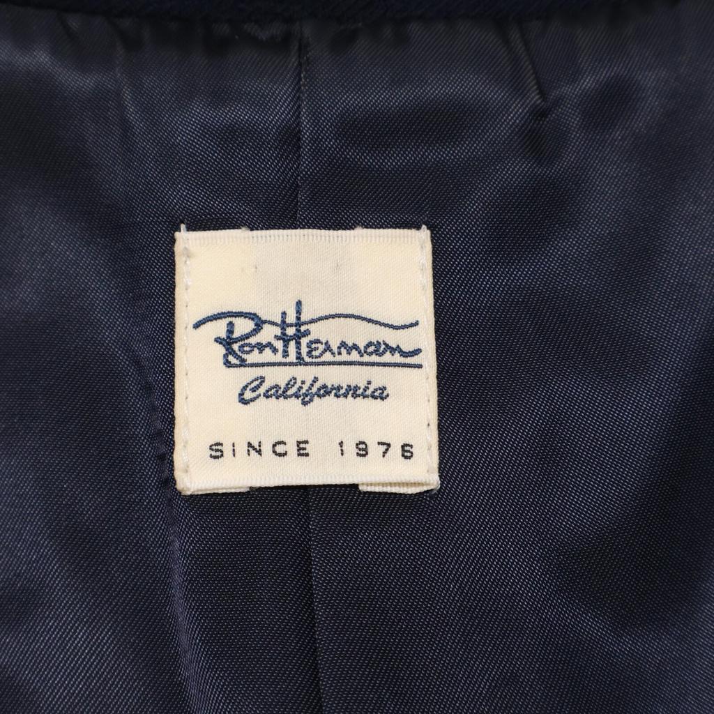 Ron Herman Navy Belted Soutien Collar Coat Coat XS NavyUsed