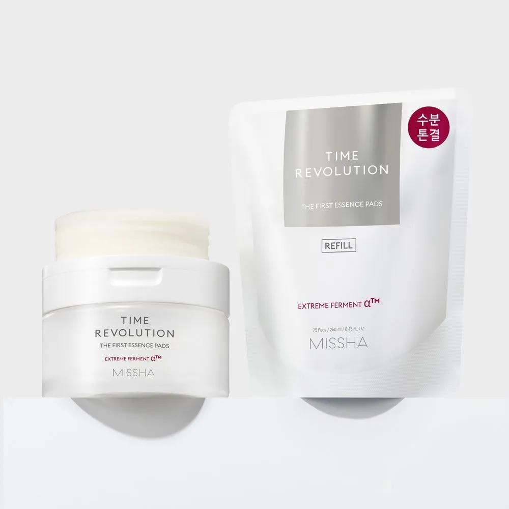 

[MISSHA] Time Revolution The First Essence Pads 75 Sheets + Refill 75 Sheets SET