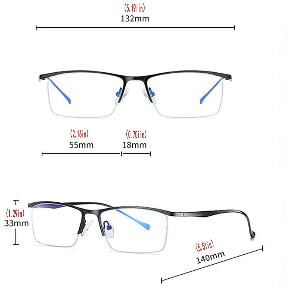 Buy Bifocal Reading Glasses Blue Light Blocking Readers for Men Women Anti Glare Computer