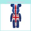 Be@rbrick Union Jack Жорстокий Ведмідь Блок Ведмедик Лялька Обов'язкова Колекційна Іграшка