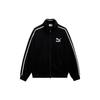 T7 Letter Print Zip Jacket Women Jackets Black 940016-01