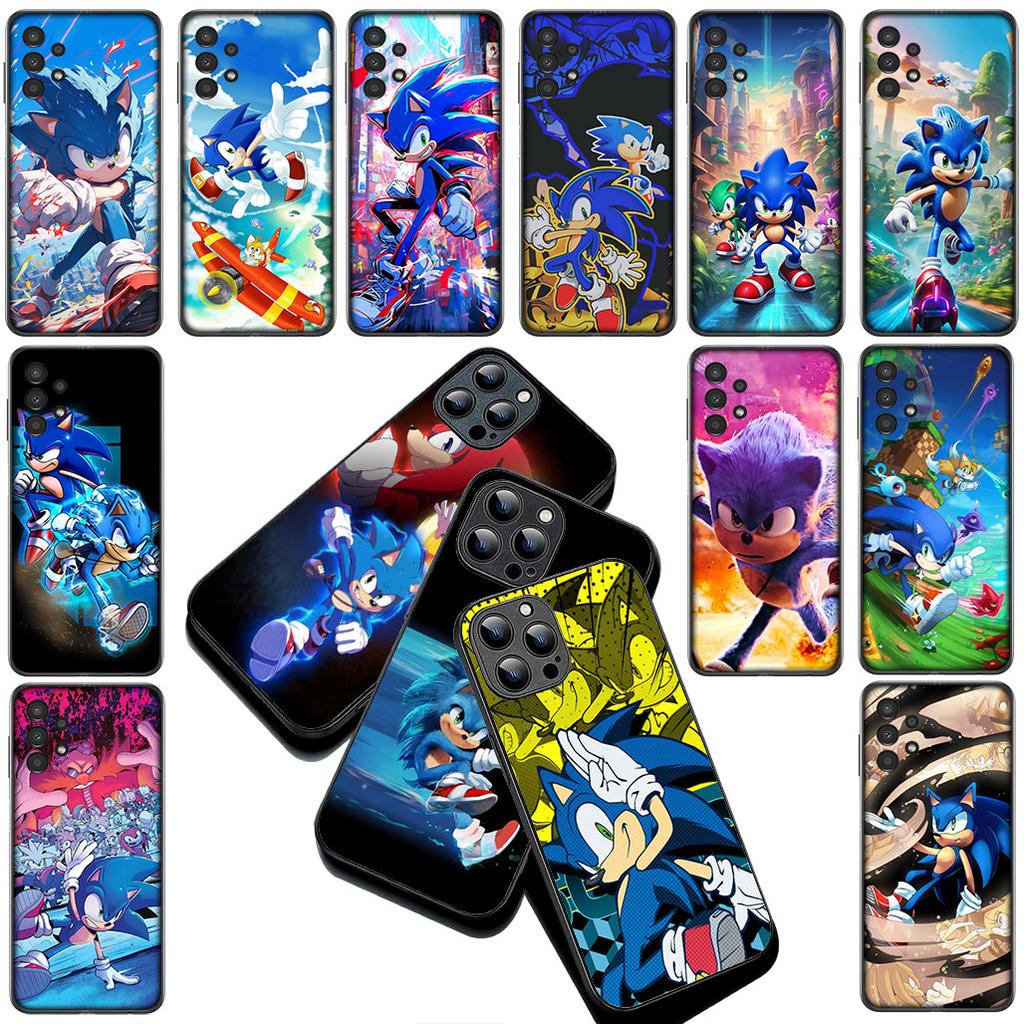 S-Sonics-Poster Hedgehog Cover for Samsung Galaxy S22 S21 S20 FE Ultra Plus A07 A15 A16 A17 A25 A37 A57 + Coque Phone Case