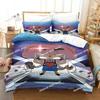 Top Anime Aggretsukos Bedding Set Printed single Comforter Quilt Bed Cover Duvet Cover Pillow Case 3 Pieces Sets Kids Adult Size