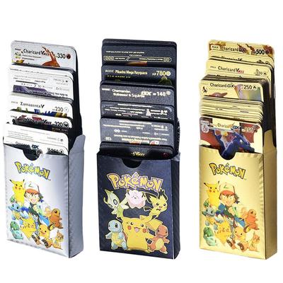 55Pcs Pokemon Cards VSTAR GX EX VMAX MEGA TAG TEAM Energy Trainer Charizard Pikachu Rare Collection Battle Card I25