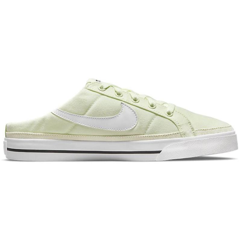 Nike Court Legacy Mule Slip Resistant Cushioning Wear Resistant Breathable Low Top Skateboard Shoes Women's Light Green  Sneakers  DB3970-301