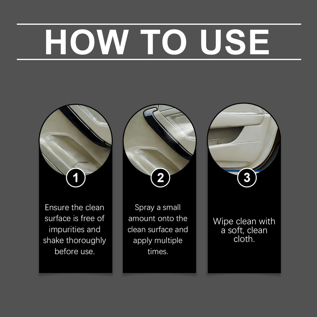 Car Interior Care Spray Car Interior Cleaning Polishing Stain Remover Car Maintenance Refurbishment Detailing and Care Products