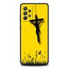 Phone Case for Samsung Galaxy A13 A15 A17 A07 A22 A23 A25 A31 A73 A32 A52 A41 5G Soft TPU Faith Christian Religious Jesus Clear