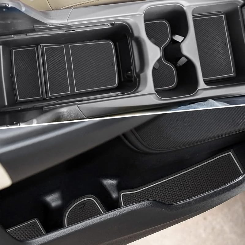 Auovo 20Pcs Anti Dust Mats For    Honda CR-V/CRV Accessories Premium  Non-Slip Car Cup Holder Erts, Center Console Liner, Door Pocket Liners