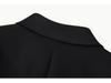 European & American Style Fashionable Silk Satin Lapel Jacket with Rhinestone Embellishments - Women's Suit Dress New Arrival