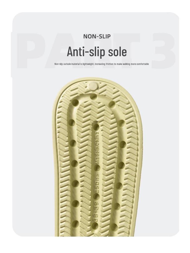 Women's & Men's Thick-Soled Summer Flip-Flops: Non-Slip, Fashionable Home & Outdoor Slippers for Couples