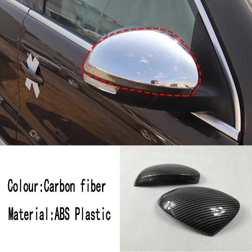 For Volkswagen VW Tiguan MK1 2010-2014-2016 Rear Fog Light Frame Rear Trunk Mirror Handle Bowl Fuel Cap Door Body Cover Trim