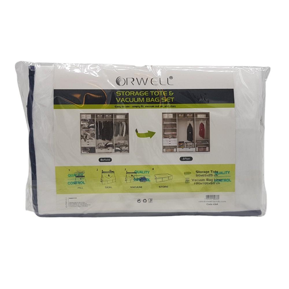Orwell Storage Tote & Vacuum Bag Set XX-Large 50 x 65 x 25cm