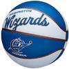 Wilson Team Retro Washington Wizards Mini-Ball, Unisex, weiß, Basketball