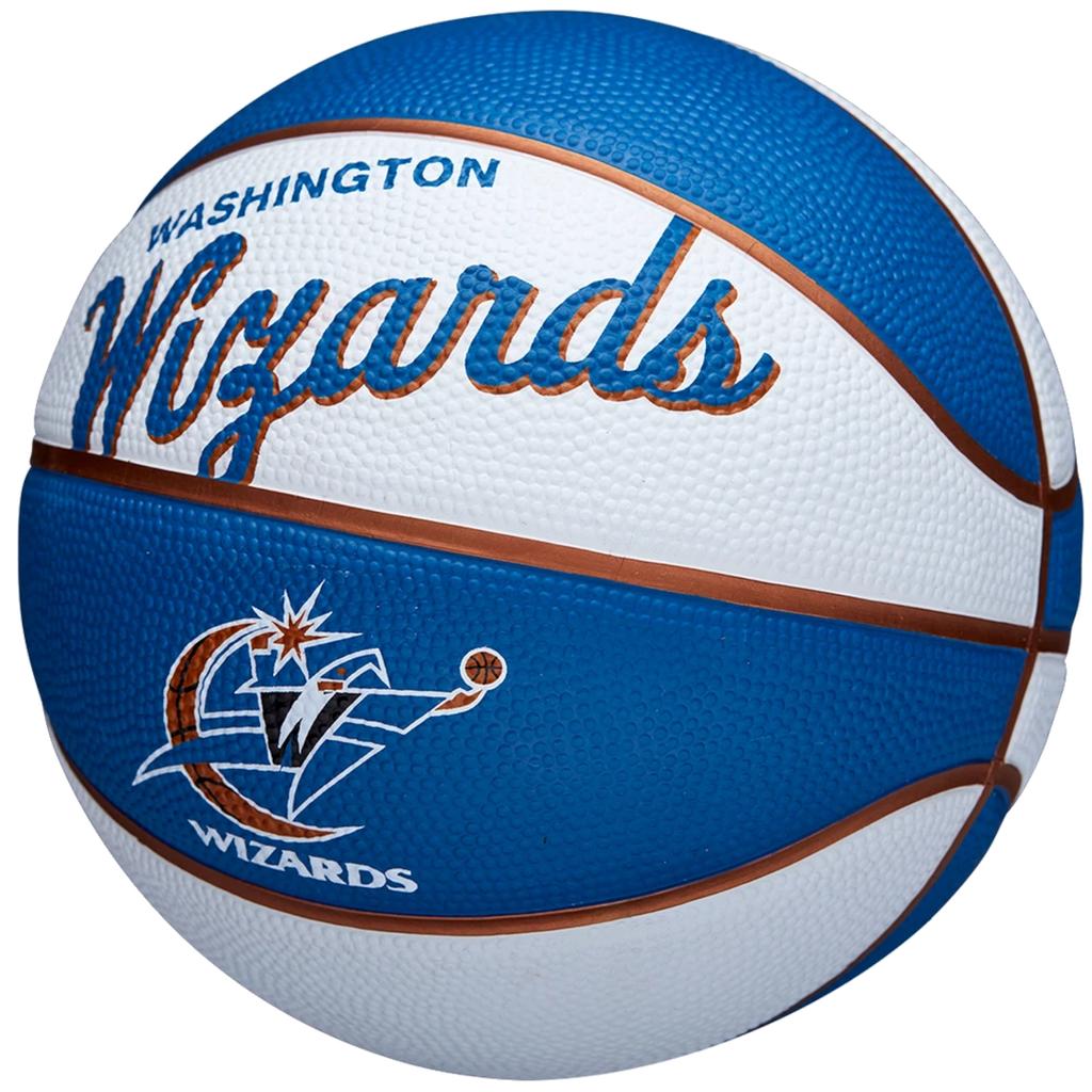 Wilson Team Retro Washington Wizards Mini-Ball, Unisex, weiß, Basketball