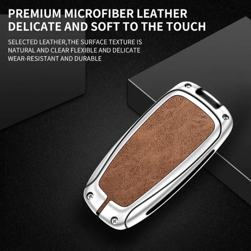 Zinc Alloy Car Remote Key Case for Ford Ranger Wildtrak Remote Control Protector for Ford Ranger Wildtrak Key Cover Accessories